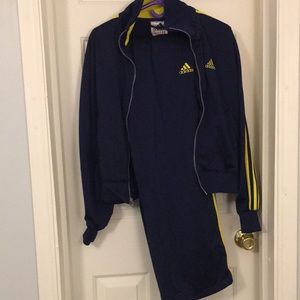 Early 2000s Adidas Track Suit M Top S Bottoms
